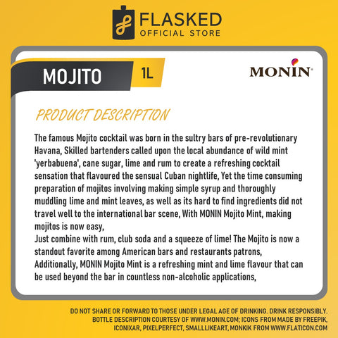 Monin Mojito Syrup 1L