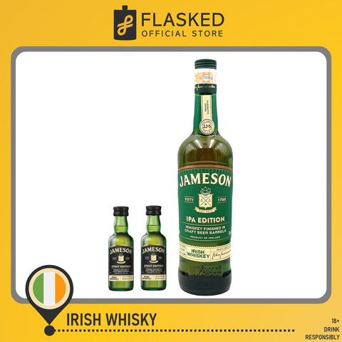 Jameson Irish Whiskey IPA Edition 700mL with FREE 2 Jameson Stout 50ml