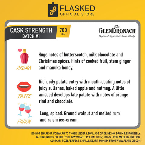 Glendronach Cask Strength Batch#1 700mL