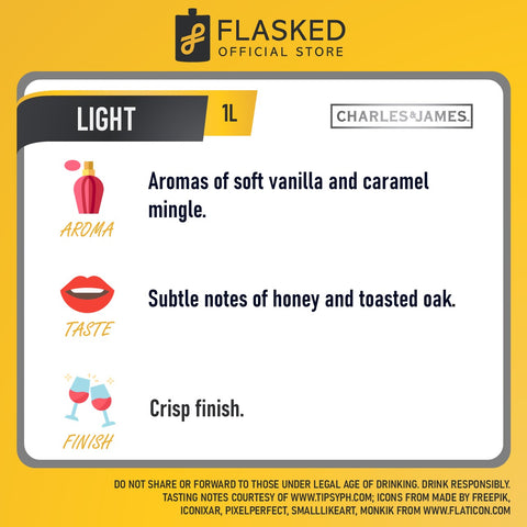 Charles and James Light Blended Whisky 1L