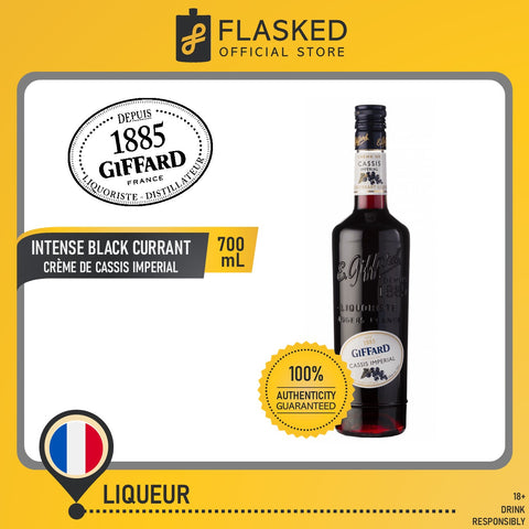 Giffard Creme De Cassis Imperial Intense Black Currant Liqueur 700mL