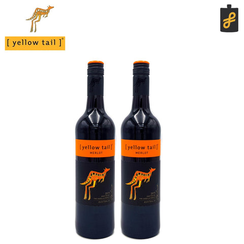 Yellow Tail Merlot Red Wine 750mL 2 Set