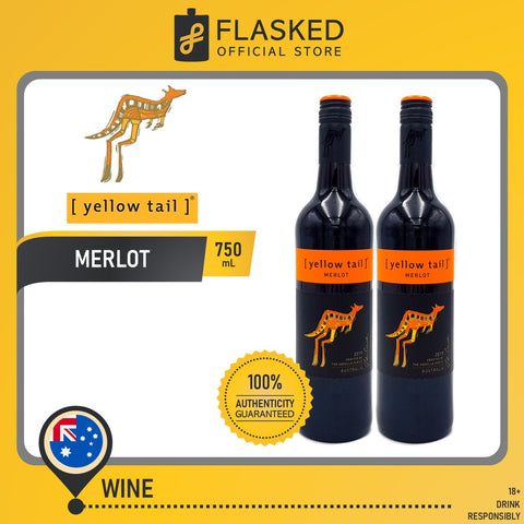 Yellow Tail Merlot Red Wine 750mL 2 Set