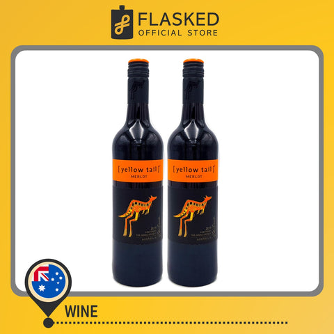 Yellow Tail Merlot Red Wine 750mL 2 Set