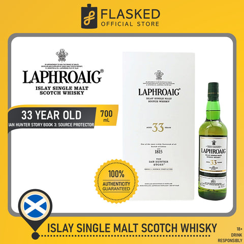 Laphroaig 33 Year Old Ian Hunter Story Book 3: Source Protector 700mL