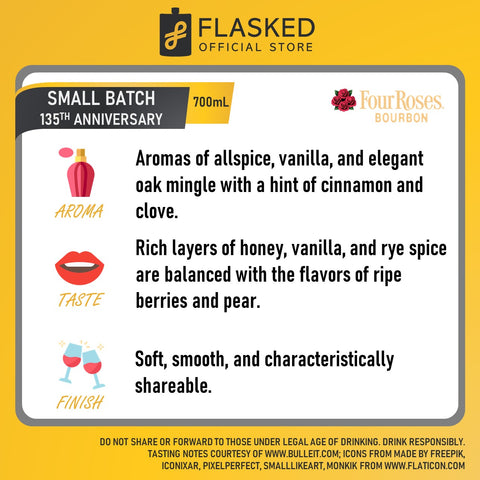 Four Roses 135th Anniversary Limited Edition Small Batch 700mL