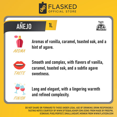 Mandala Tequila Anejo 1L