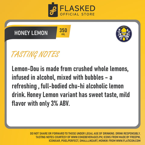 Lemon Dou Honey Lemon Sour Chu-hi Drink 350mL