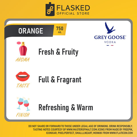 Grey Goose Orange Vodka 750mL