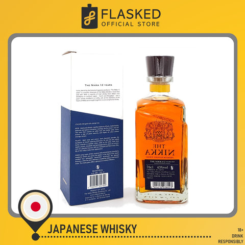 Nikka 12 Year Old Japanese Whisky 700mL