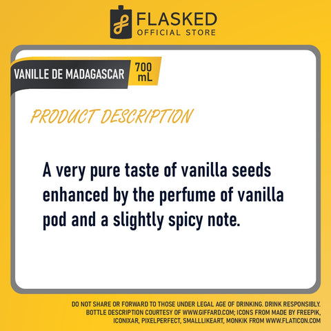 Giffard Vanille De Madagascar Premium Liqueur 700mL