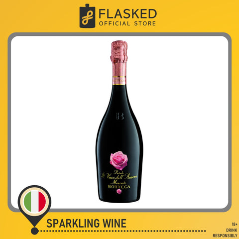 Bottega Petalo Manzoni Il Vino dell Amore Moscato Rose Sparkling Wine 750mL