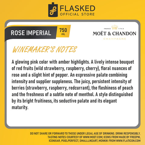 Moet & Chandon Rose 750mL