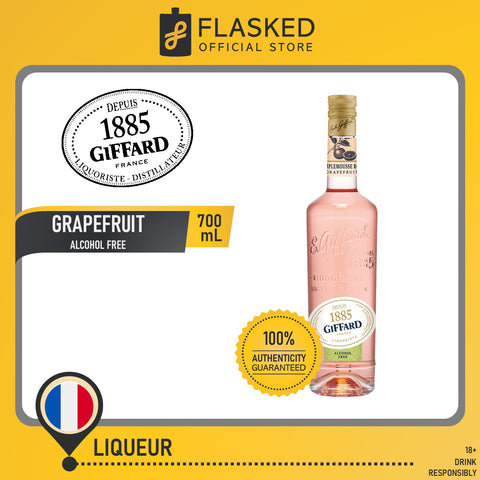 Giffard Alcohol Free Grapefruit Syrup 700mL