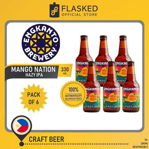 Engkanto Mango Nation - Hazy IPA Beer 330mL 6 Pack