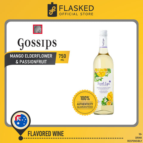 Gossips Sweet Lips Infusion Mango Elderflower 750mL