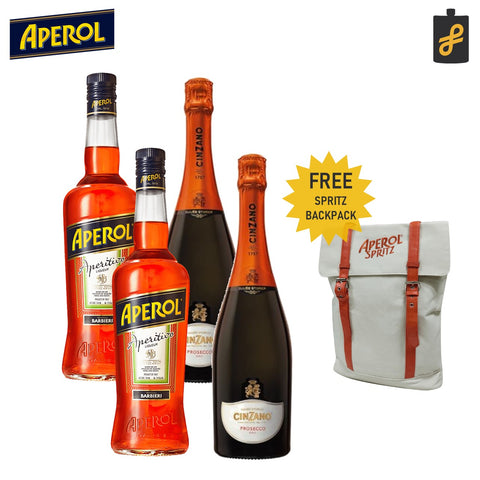Aperol Spritz Duo (Cinzano Prosecco 750ml, Aperol 700ml)