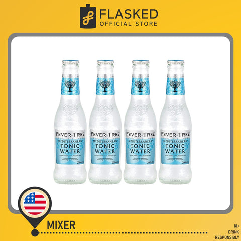 Fever Tree Mediterranean Tonic Water 200mL 4 Pack