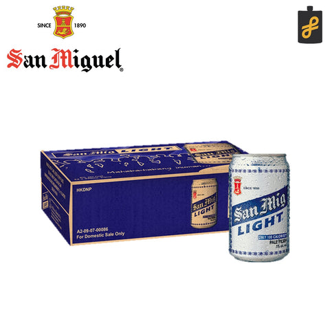 San Miguel Light Beer 1 Case 330mL