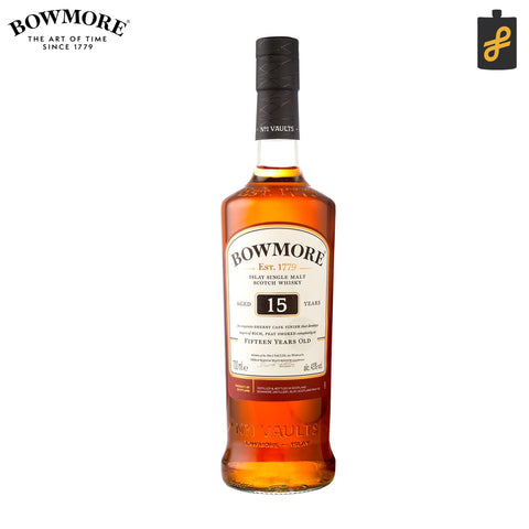 Bowmore 15 Year Old Sherry Cask Finish Single Malt Scotch Whisky 700mL