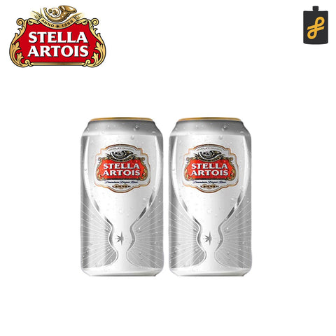 Stella Artois Belgian Beer 2 Cans 330mL