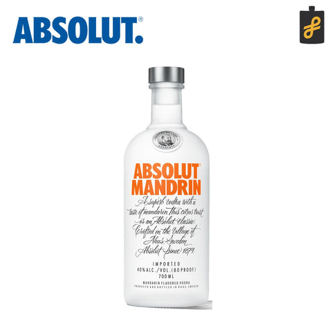 Absolut Mandrin Vodka 700mL
