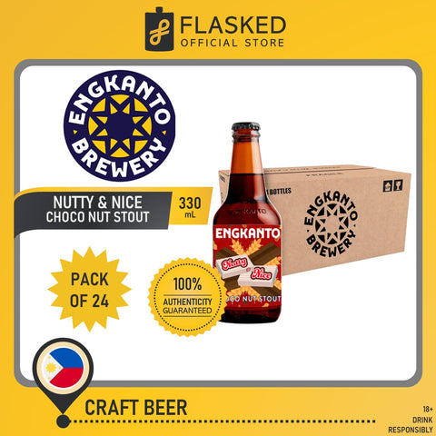 Engkanto Choco Nut Stout Beer 330mL 1 Case