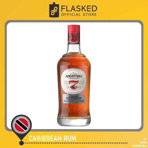 Angostura 7 Year Old Aged in Bourbon Oak Cask Caribbean Rum 700mL