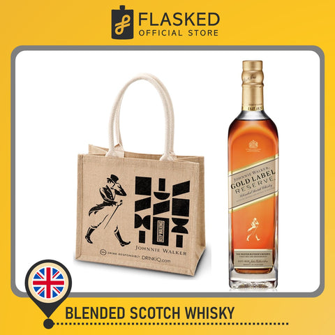 Johnnie Walker Festive Edition: Gold Label Whisky 750ml with Free Tote Bag Festive Pack