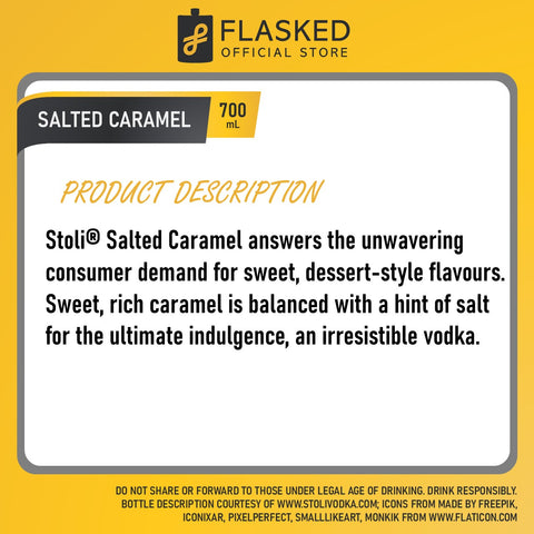 Stoli Salted Caramel Vodka 700ml