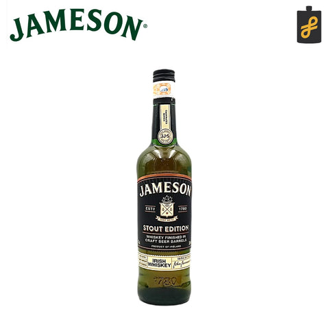 Jameson Irish Whiskey Stout Edition 700mL with FREE 2 Jameson Stout 50ml
