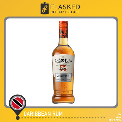 Angostura 5 Year Old Aged in Bourbon Cask Caribbean Rum 700mL