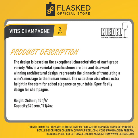Riedel Vitis Champagne (2 Glasses)