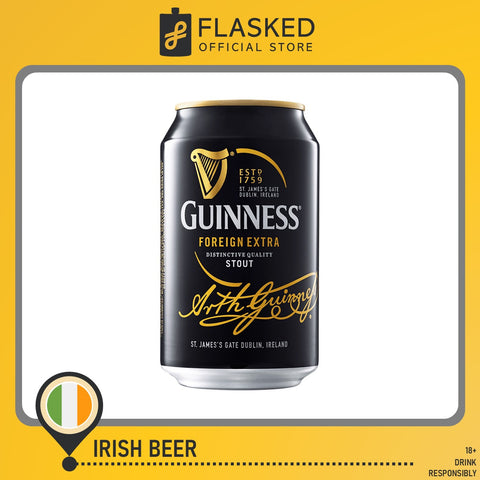 Guinness FES Foreign Extra Stout Irish Beer Cans 330mL
