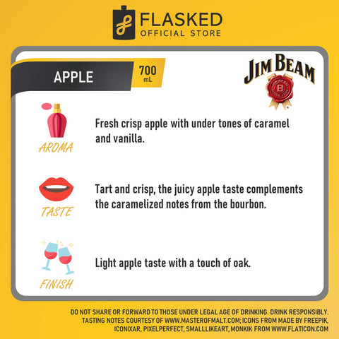 Jim Beam Apple Bourbon Whiskey 700mL