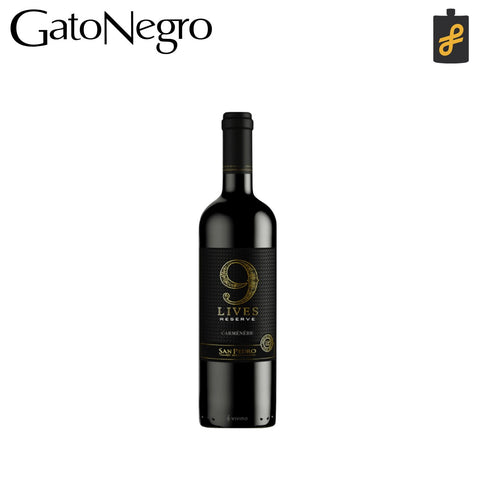 Gato Negro 9 Lives Carmenere Red Wine 750mL