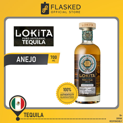 Lokita Tequila Anejo 700mL