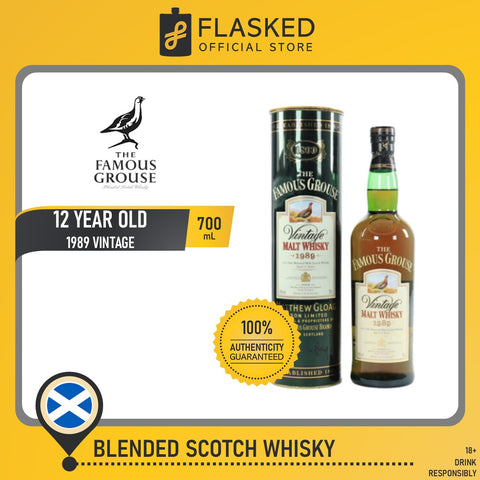 Famous Grouse 12 Year Old 1989 Vintage 700mL