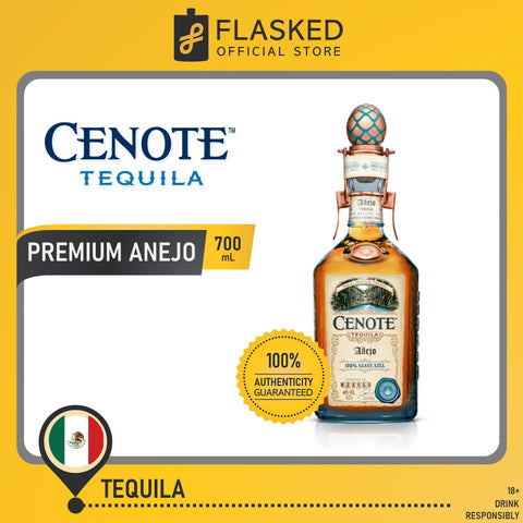 Cenote Premium Anejo Tequila 700ml