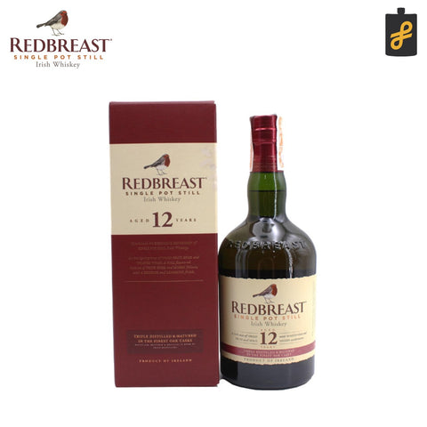 Redbreast 12 Year Old Single Pot Still Irish Whisky 700mL