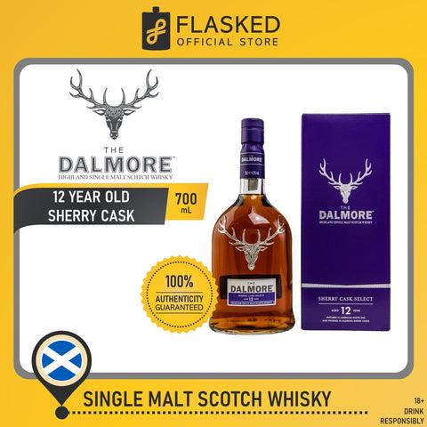 Dalmore 12 Year Old Sherry Cask Select Highland Single Malt Scotch Whisky 700mL