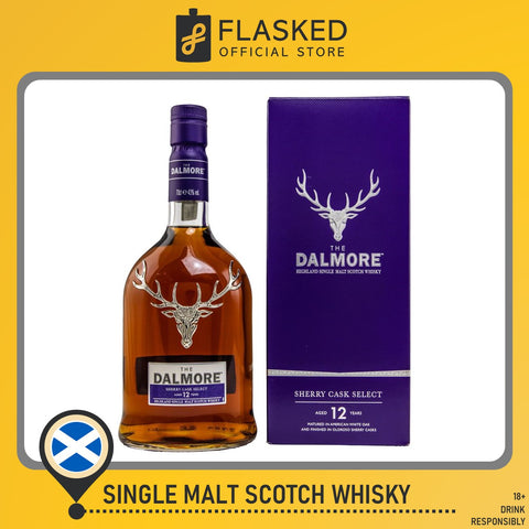Dalmore 12 Year Old Sherry Cask Select Highland Single Malt Scotch Whisky 700mL