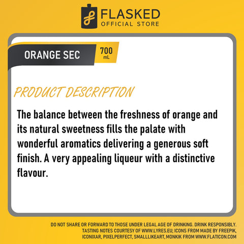 Lyre's Orange Sec Non-Alcoholic Spirit 700mL