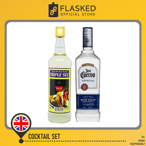 Margarita Cocktail Set (Jose Cuervo Silver 700ml, Walsh Triple Sec 750ml)