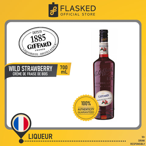 Giffard Creme De Fraise De Bois Wild Strawberry Liqueur 700mL