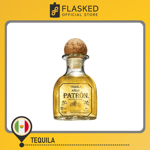Patron Anejo Tequila Mini 50mL