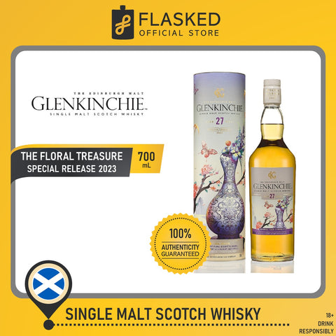 Glenkinchie 27 Year Old: The Floral Treasure Diageo 2023 Special Release 700mL