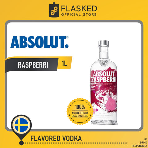 Absolut Raspberri Vodka 1L