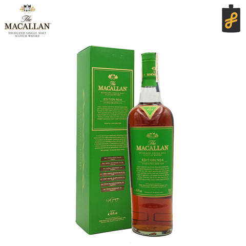 The Macallan Edition No. 4 Highland Single Malt Scotch Whisky 700mL