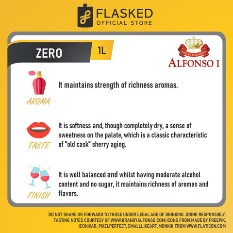 Alfonso I Zero Brandy 1L